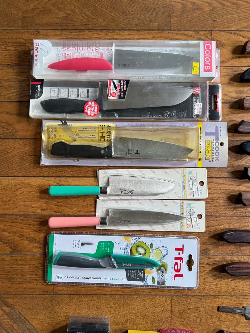 多様なキッチンナイフセット 50点