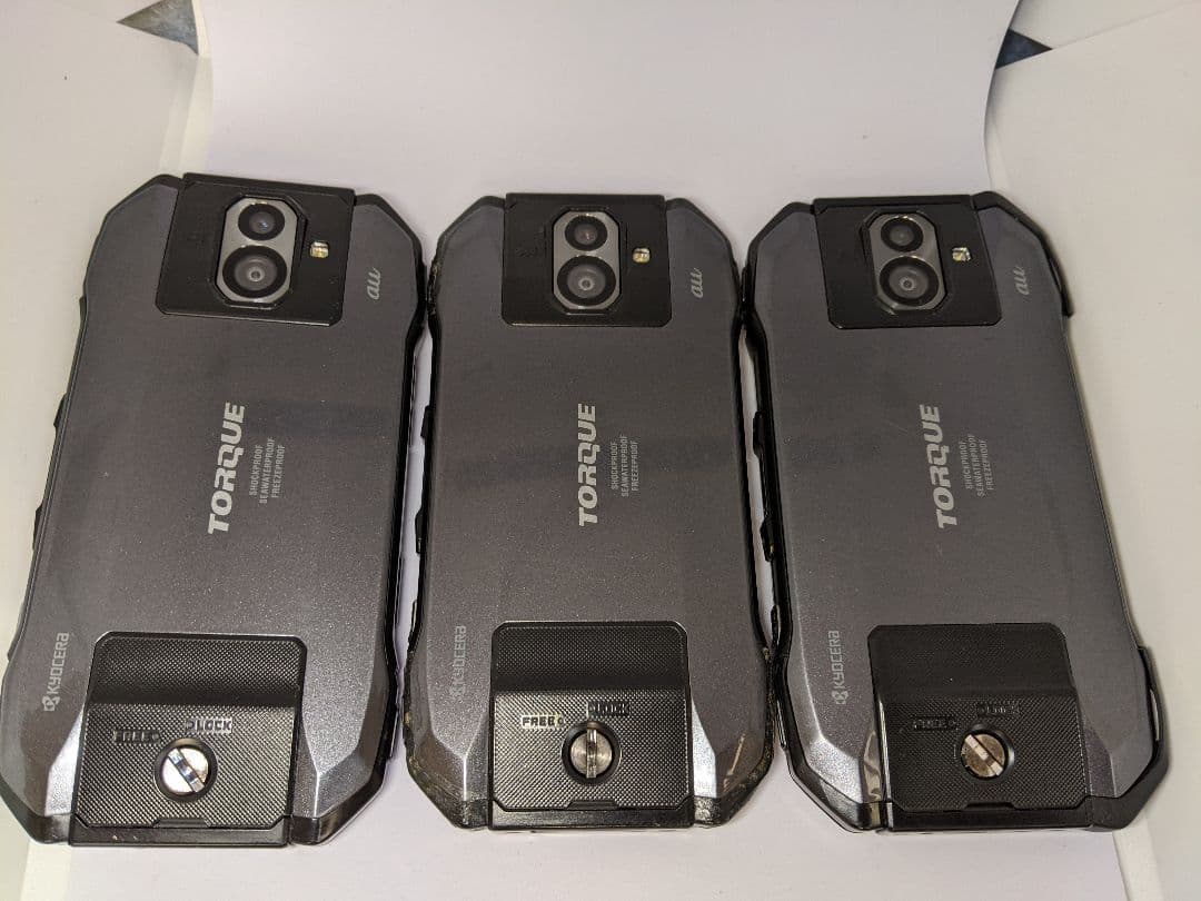 TORQUE G04 KYV46 64GB Android10 Simフリー3台