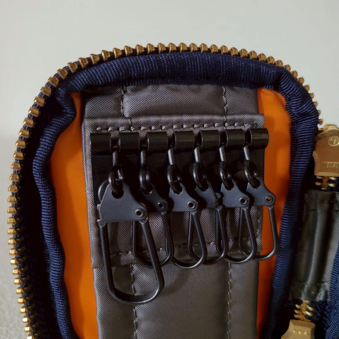 PORTER＿PX TANKER KEY PACK＿タンカーキーケースシルバー