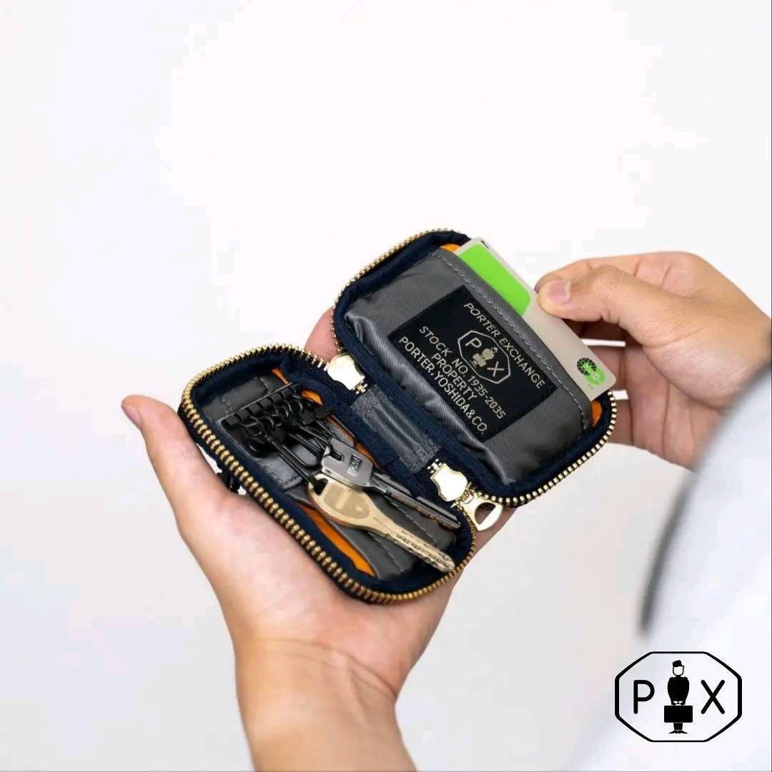 PORTER＿PX TANKER KEY PACK＿タンカーキーケースシルバー