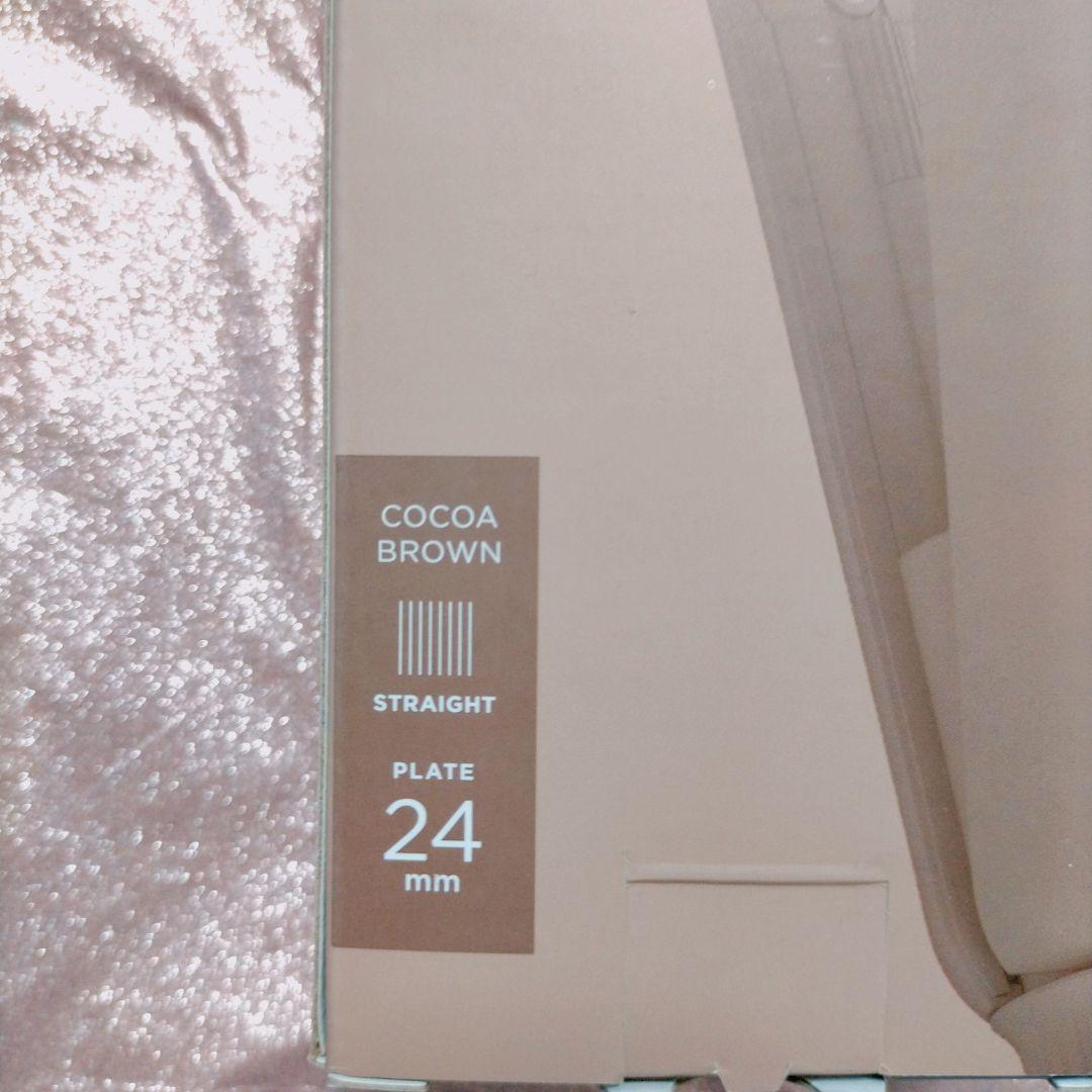 SALONIA スムースシャイン ストレートヘアアイロン 24mmブラウンココア