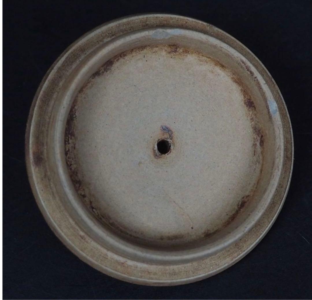 送料無料　18世紀初頭　江戸期白備前焼急須一対　箱付 ★博物館級★ 煎茶道具