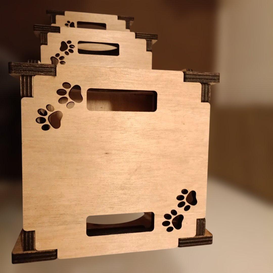 キャットタワー猫おもちゃキャット階段ボックス棚ねこにゃんこ木製箱型