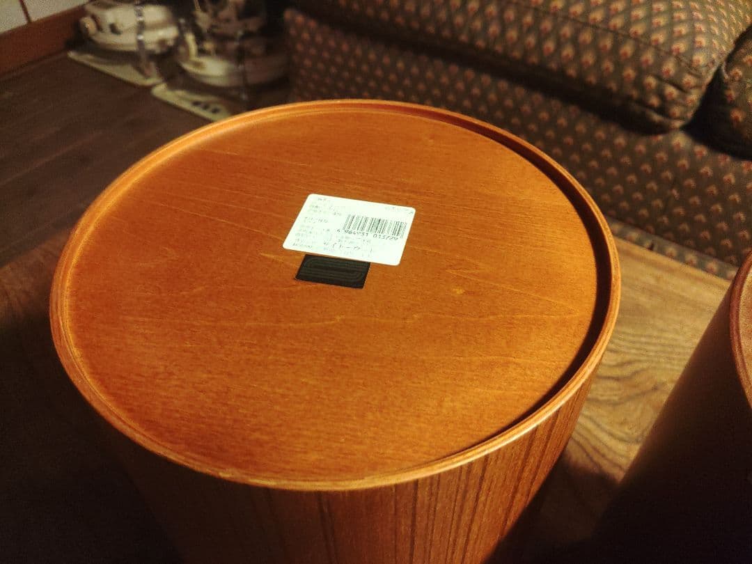 未使用　カリモク60 サイトーウッド　saitowood ゴミ箱　ダストボックス