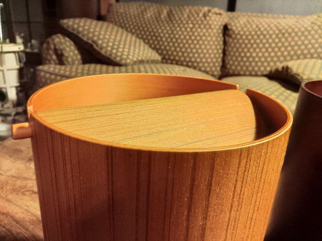 未使用　カリモク60 サイトーウッド　saitowood ゴミ箱　ダストボックス