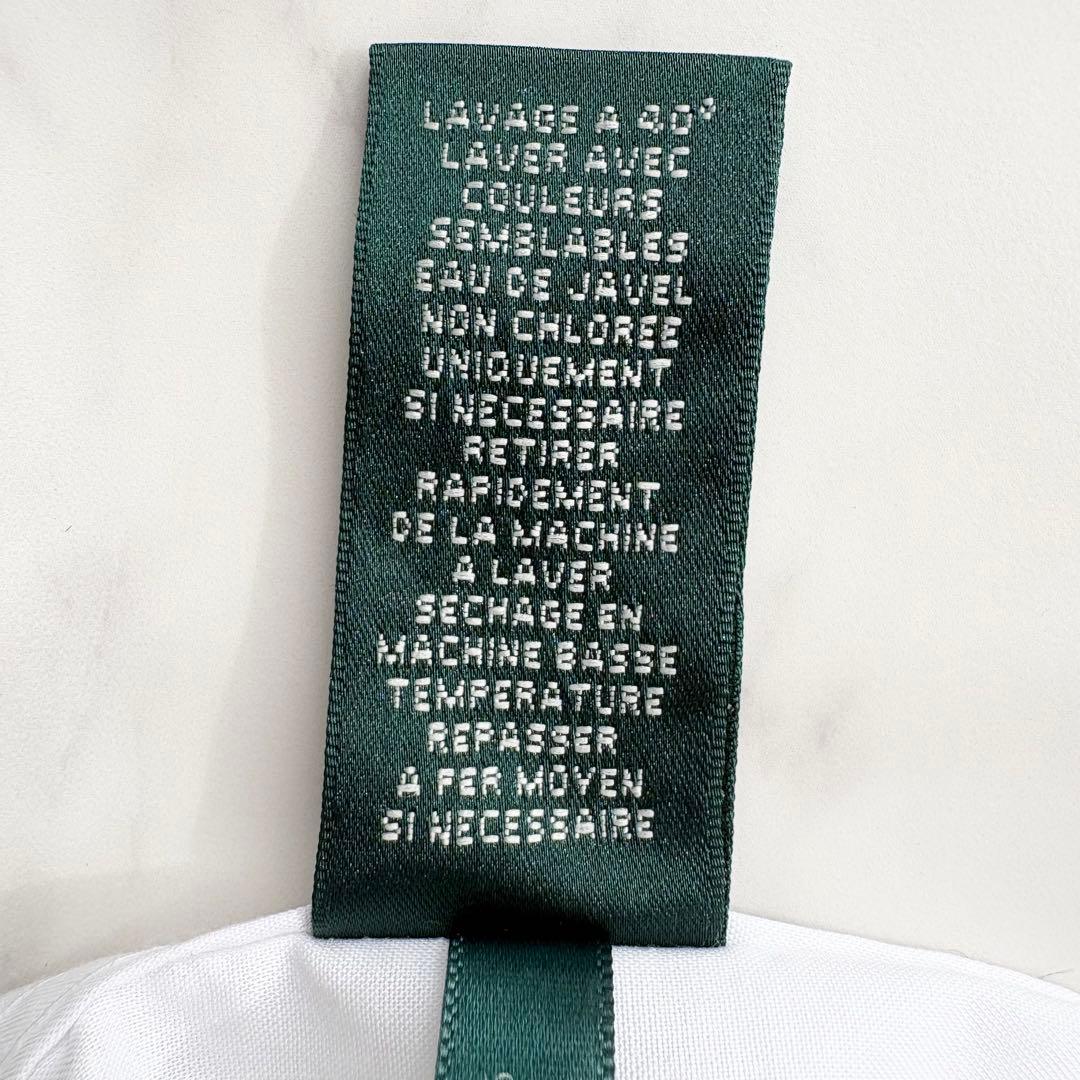 【ローレンラルフローレン】長袖シャツ　コットン　刺繍　大きいサイズ　白　XL