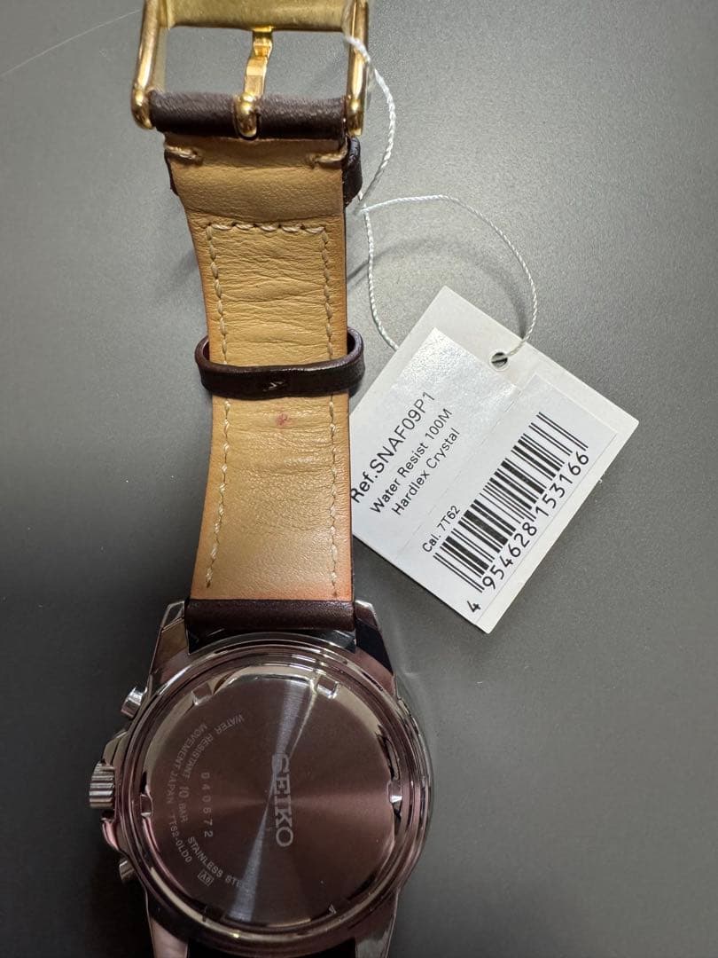 セイコー SEIKO クロノグラフ 腕時計 SNAF09P1 海外モデル