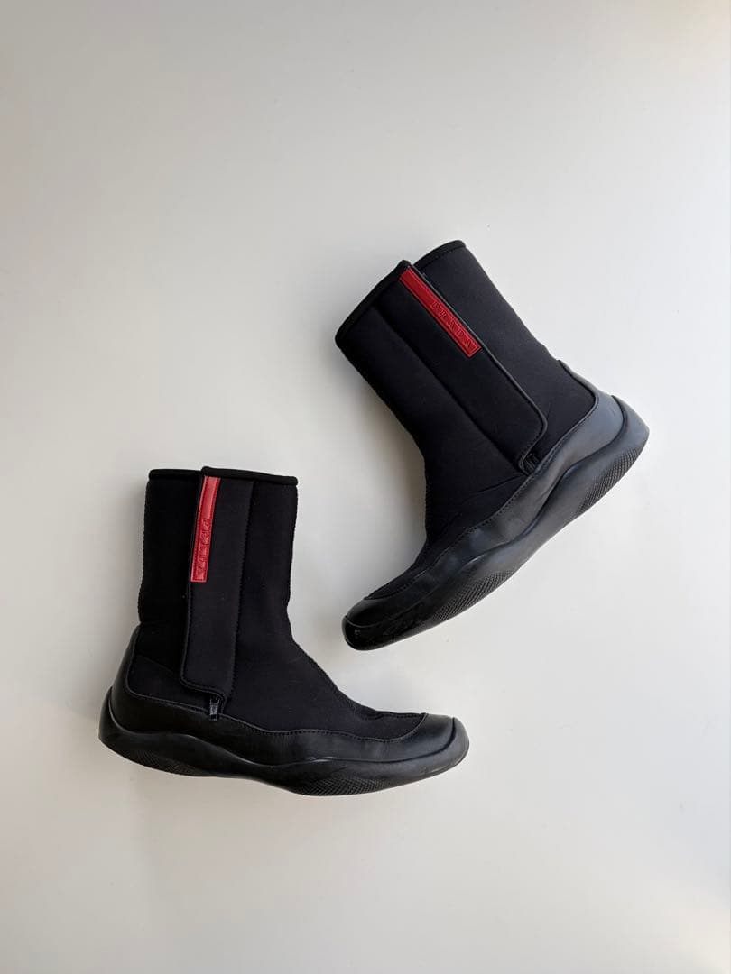 専用Prada Sport AW1999 Nylon Leather Boots