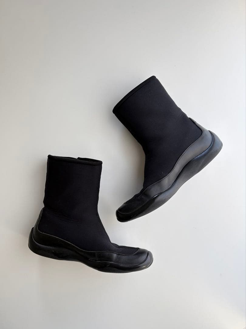 専用Prada Sport AW1999 Nylon Leather Boots
