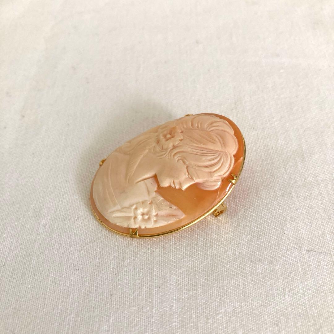 カメオ ブローチ・ペンダント 3点セット