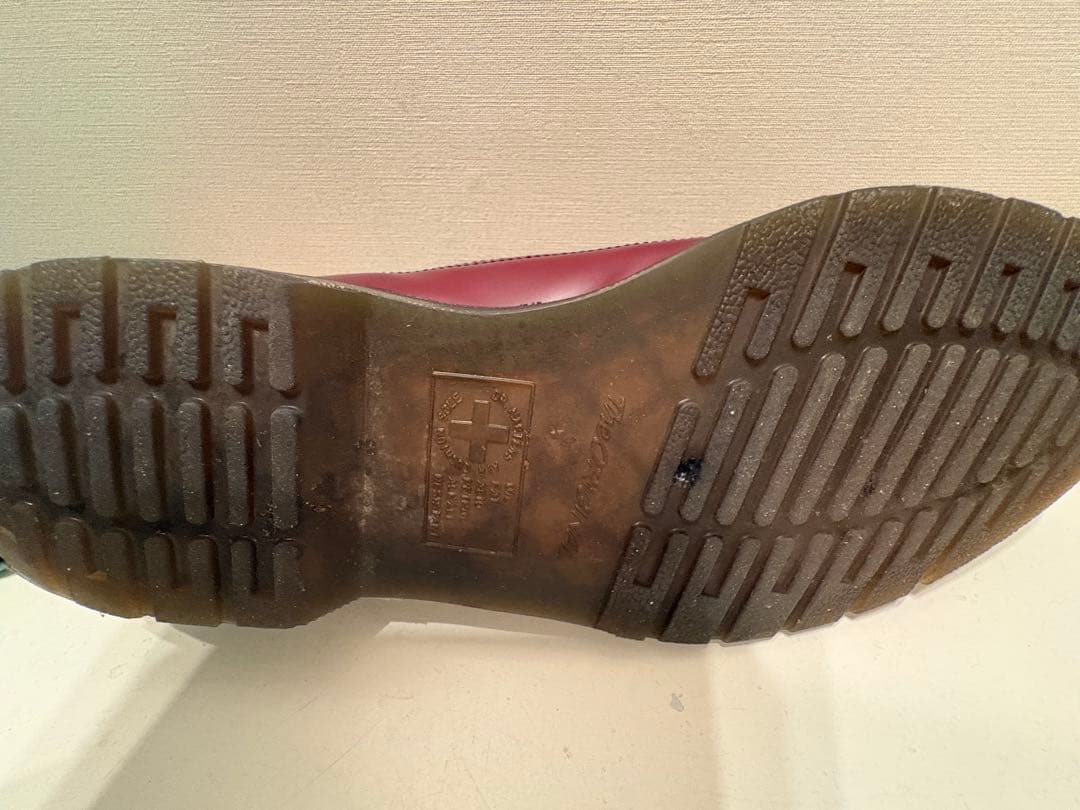 【美品】UK8 Dr.Martens 革靴 ウイングチップ ドレスシューズ