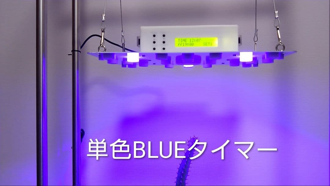 【L10W】多肉&塊根育成　水槽照明　タイマー付LEDライト（DC専用）