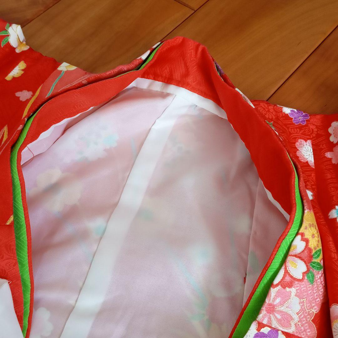 3歳　七五三　女の子　着物　正絹（本絹）