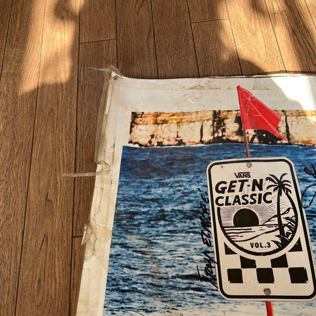 VANS GET-N-CLASSIC サイン入りポスター折り曲げて発送