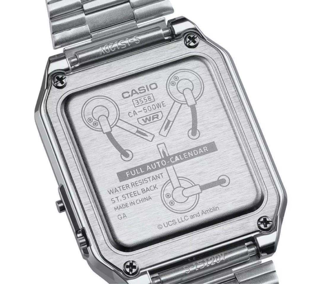 新品　未使用　カシオ　バックトゥザフューチャー　CA-500WEBF-1AJR