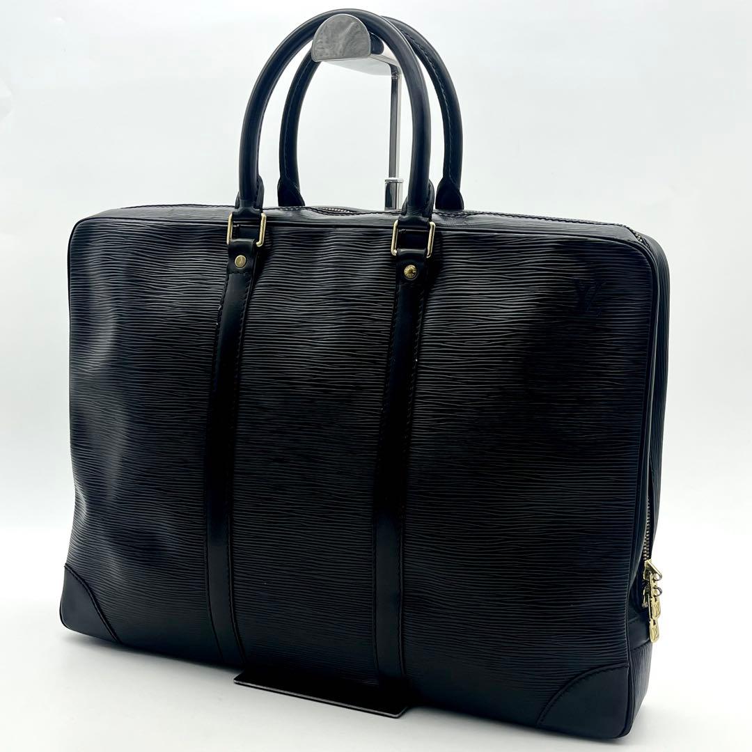 ルイヴィトン エピ ポルトドキュマンヴォワヤージュ ビジネスバッグ 正規品 本物