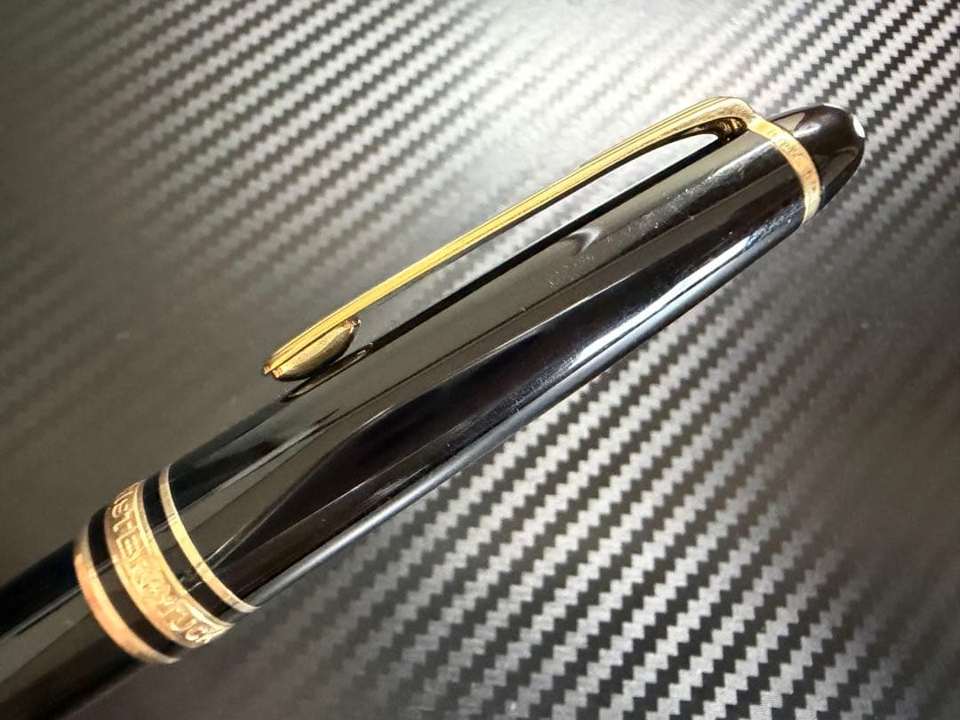 未使用に近い モンブラン マイスターシュテュック 164 ボールペン ブラック