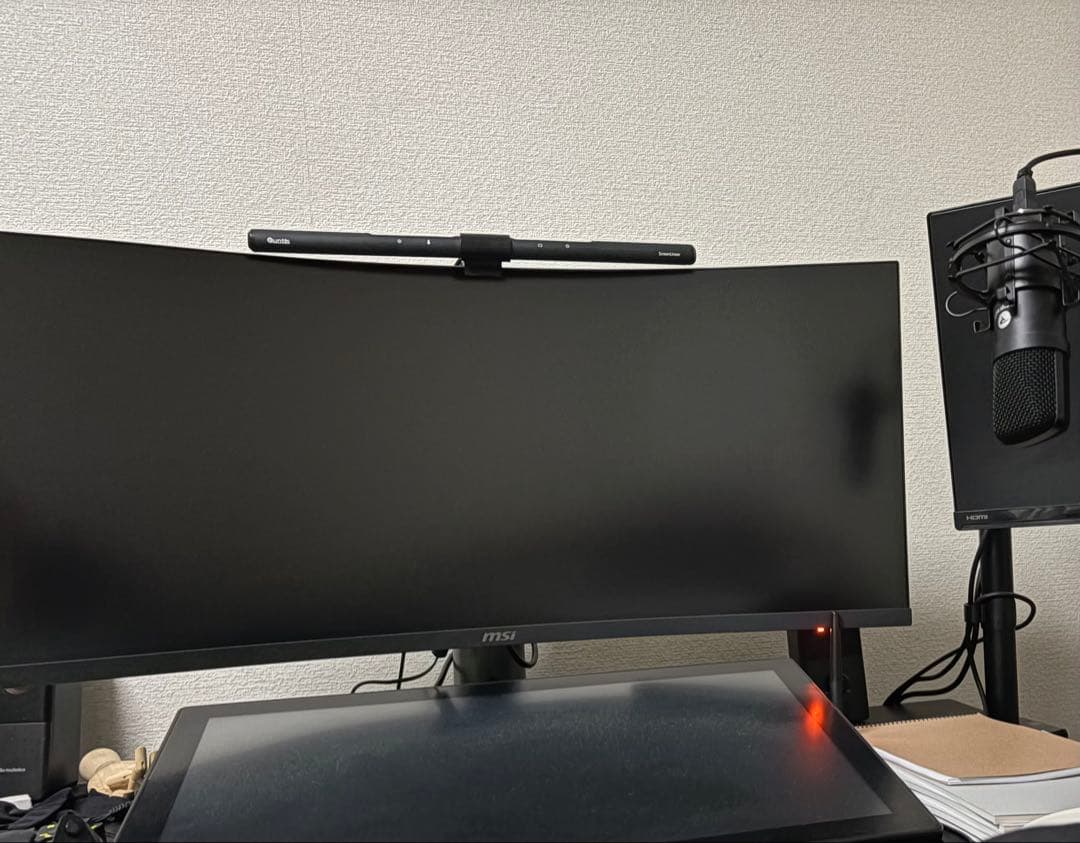 MAG-345CQR 34インチ 2k ゲーミングモニター 180hz
