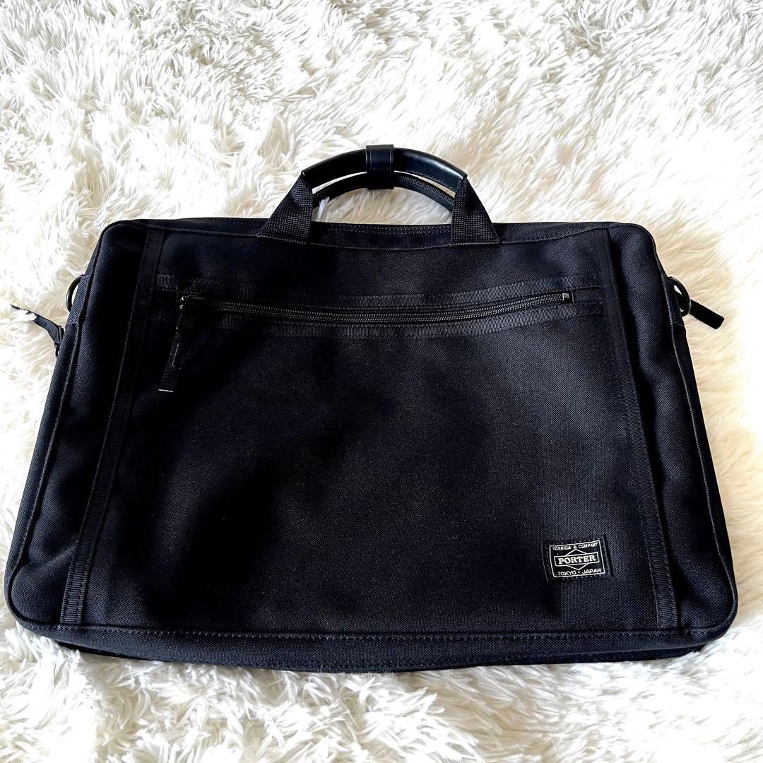 未使用 ✨PORTER / CLIP 2WAY BRIEFCASE ポーター 黒