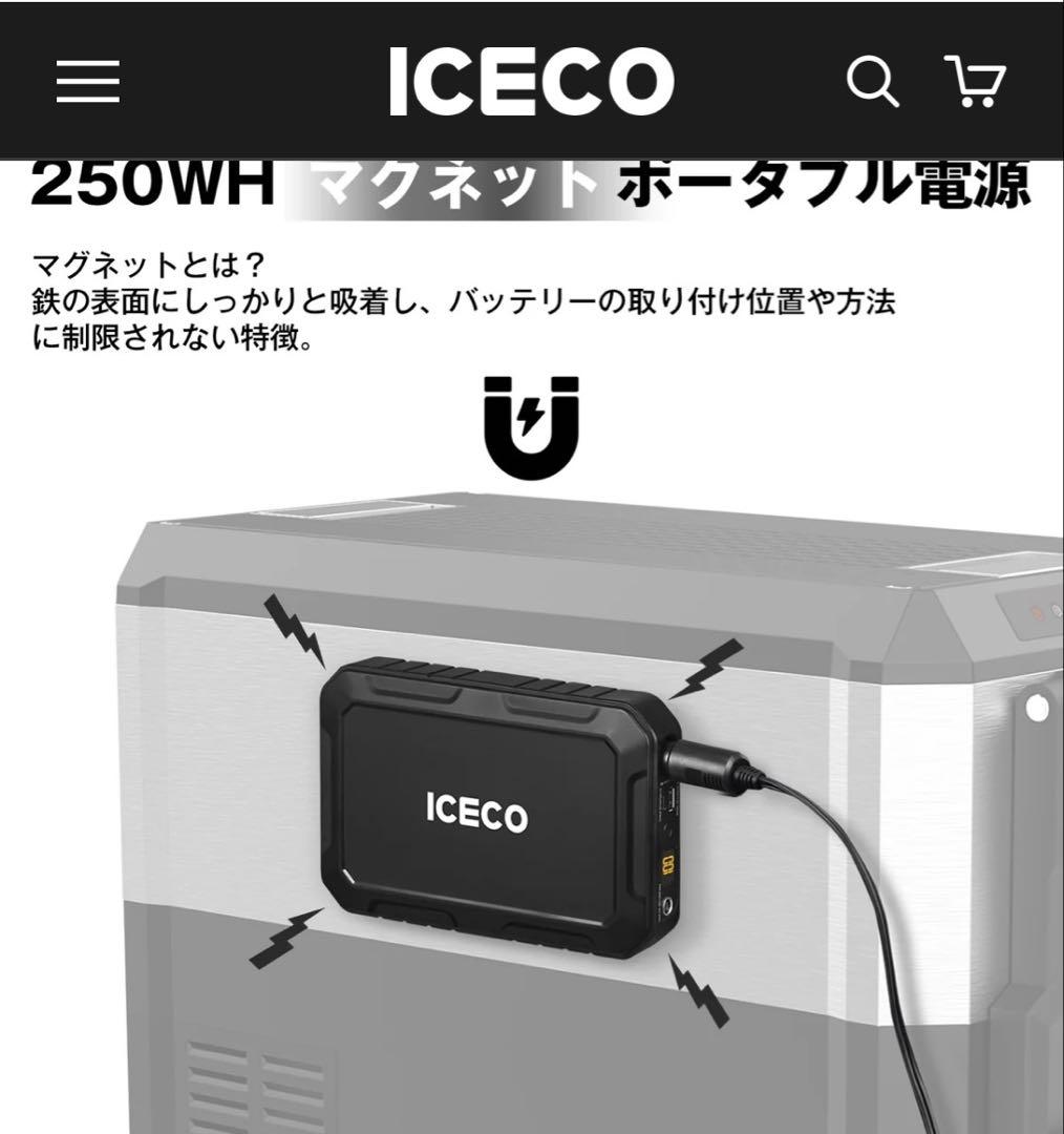 ICECO PB250 ポータブル電源 250WH