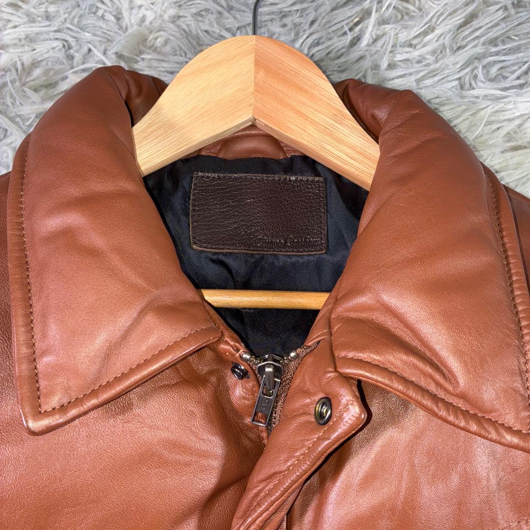 Liugoo Leathers 本革 馬革レザーダウンジャケット L