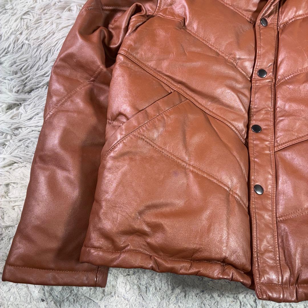 Liugoo Leathers 本革 馬革レザーダウンジャケット L