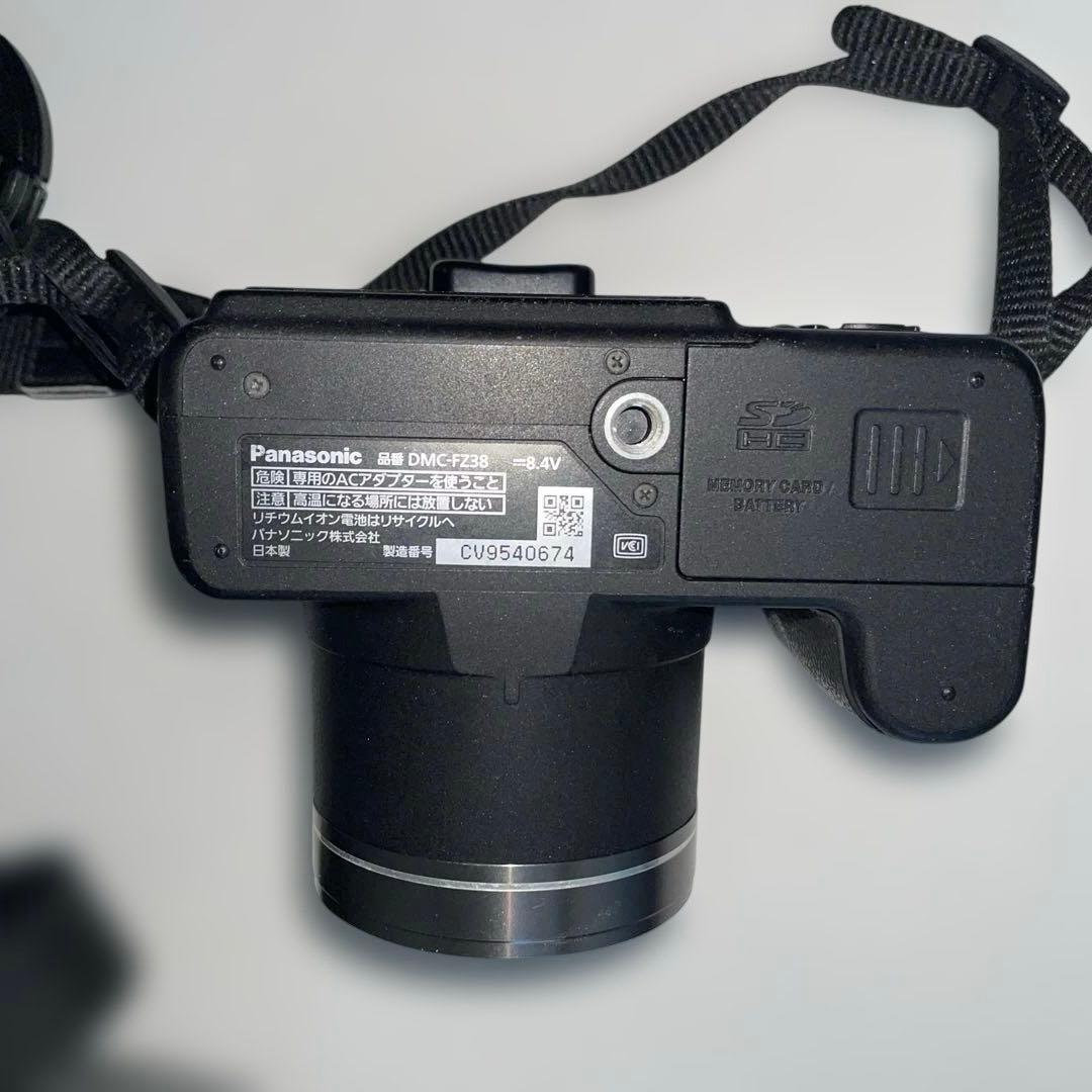 2/7迄★LUMIXカメラ DMC-FZ38 充電器 ソフトケース SDカード付