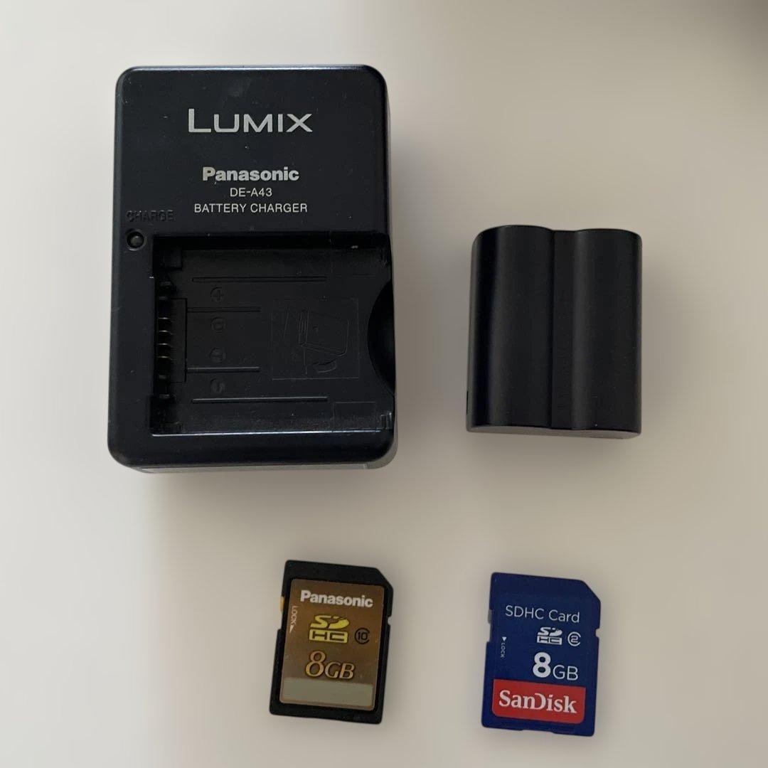 2/7迄★LUMIXカメラ DMC-FZ38 充電器 ソフトケース SDカード付