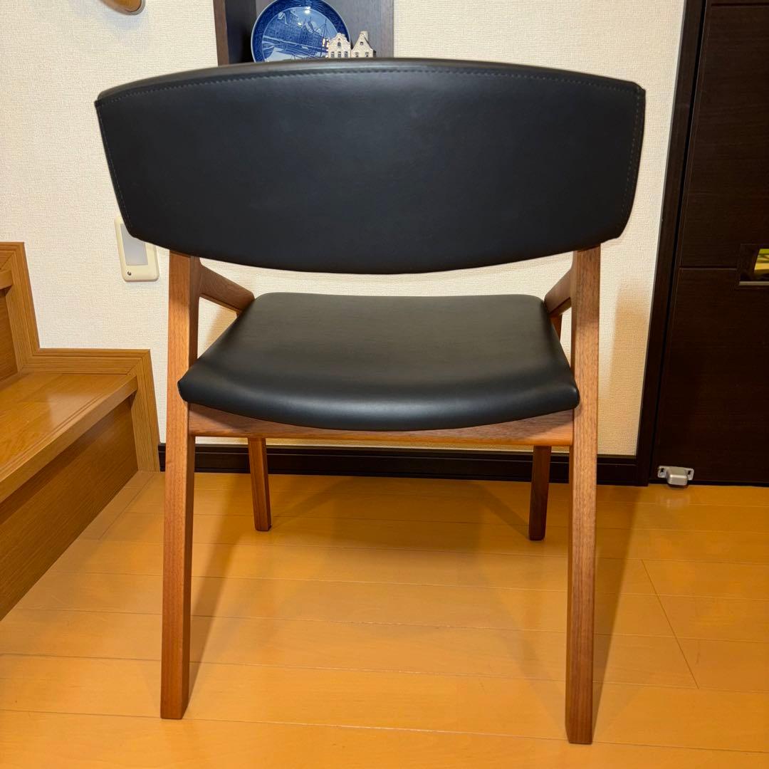 ①NAGANO INTERIOR ダイニングチェア DC-323 レザー 1脚