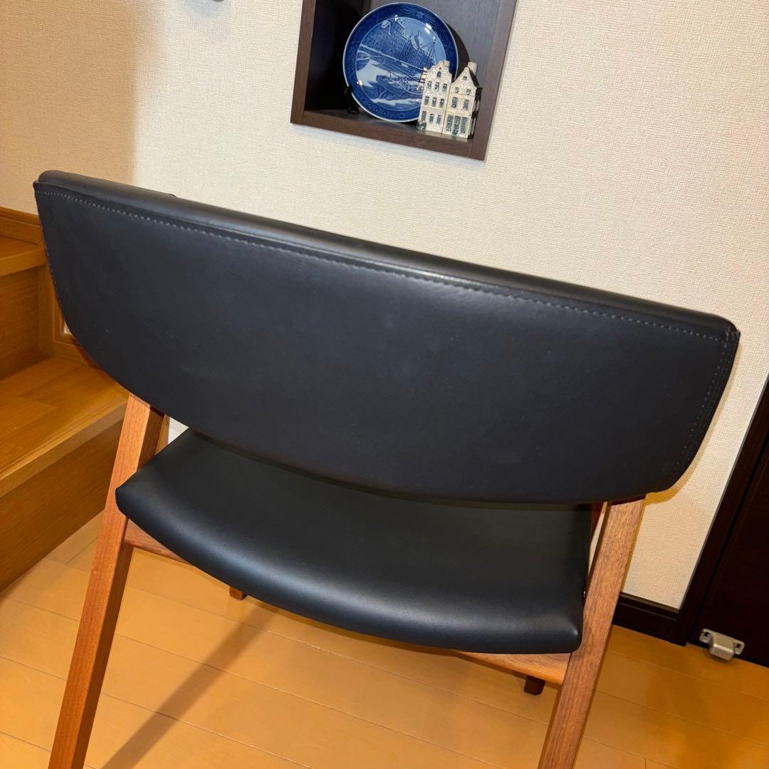 ①NAGANO INTERIOR ダイニングチェア DC-323 レザー 1脚
