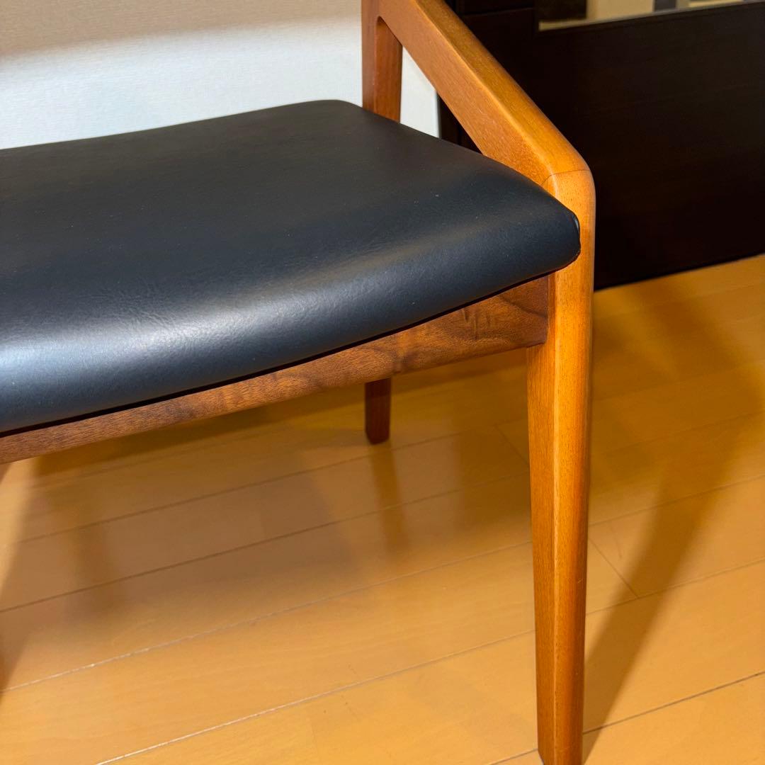 ①NAGANO INTERIOR ダイニングチェア DC-323 レザー 1脚