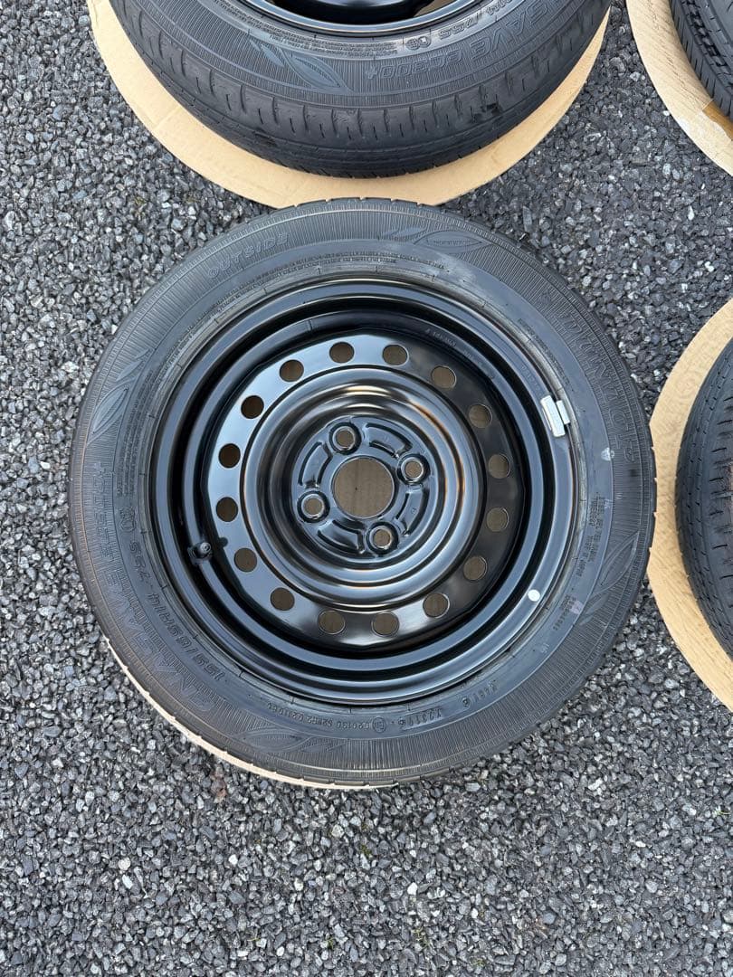 155/65R14 [2/2] 14インチ スチールホイール 2分割の内の2本