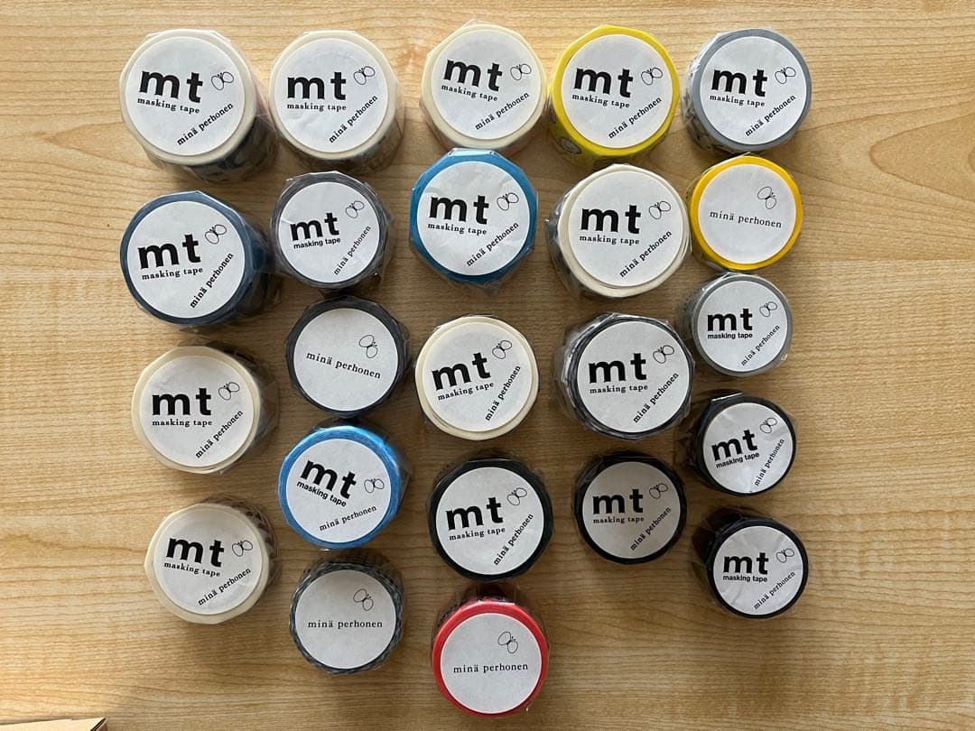 ミナペルホネンマスキングテープ 23個セット★おまけ　カモイ100周年セット付き