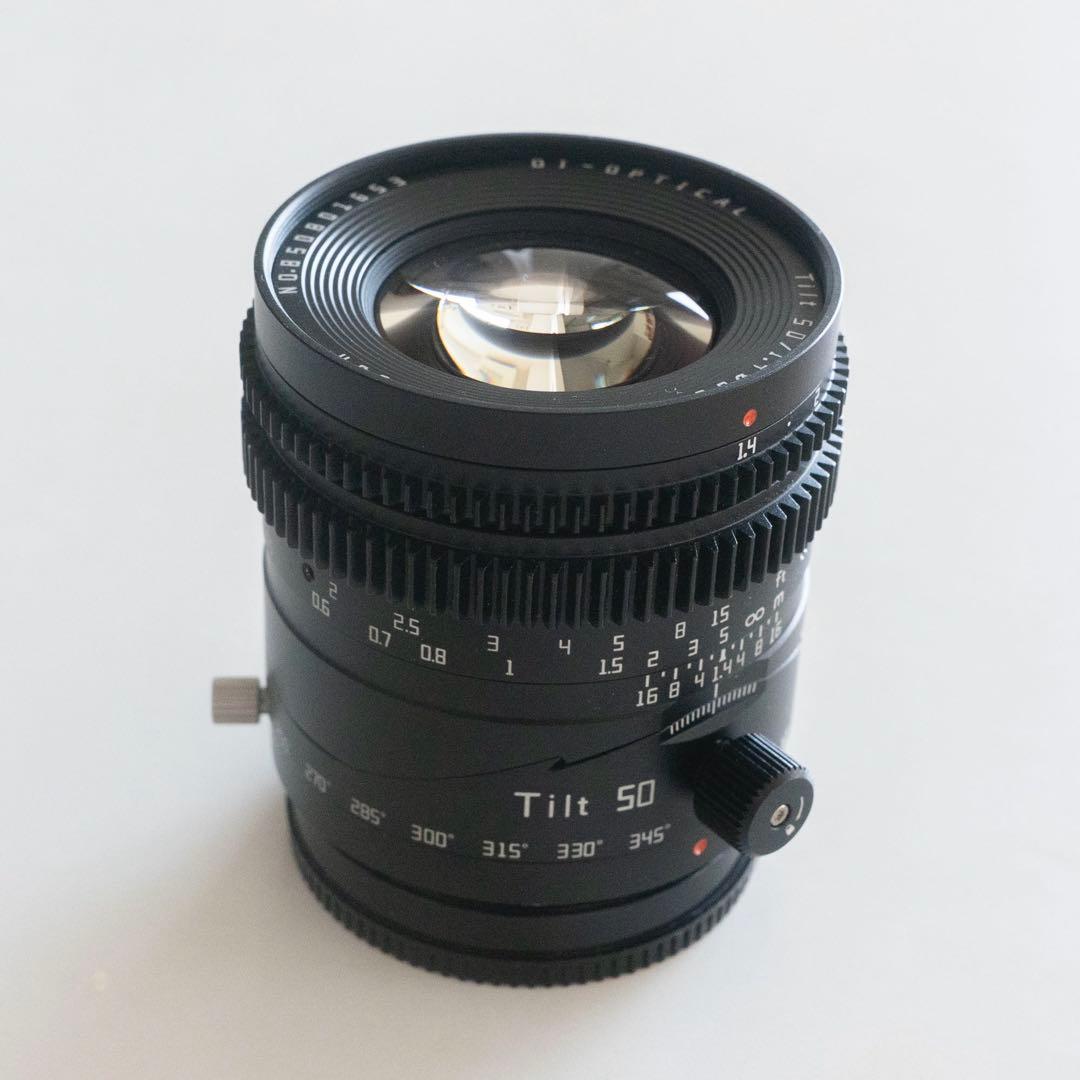TTArtisan Tilt 50mm F1.4 レンズ