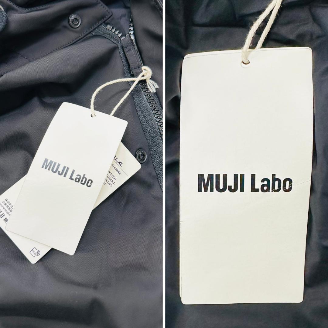 【新品・タグ付】ムジラボ ライナー付きモッズコート　撥水加工 L ブラック