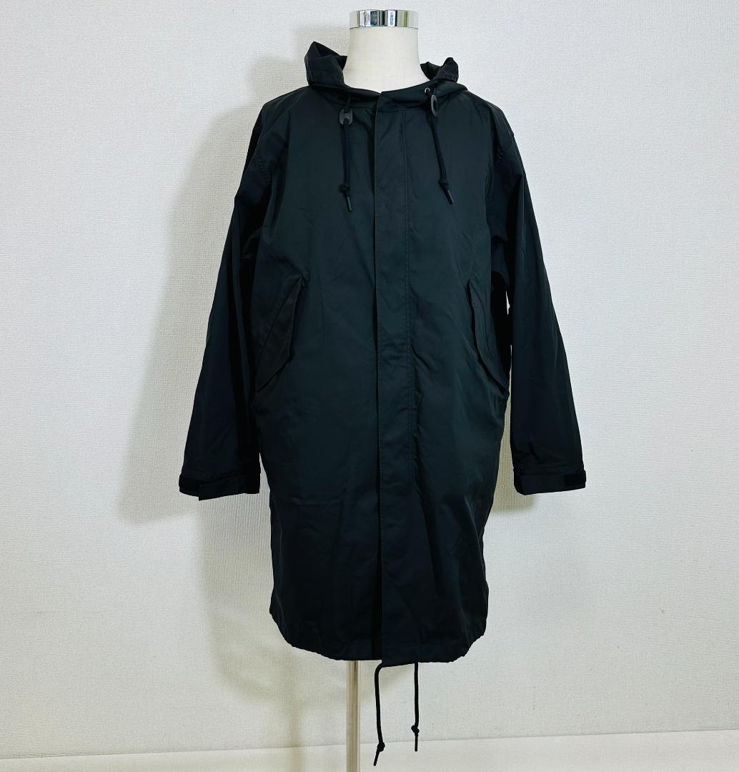 【新品・タグ付】ムジラボ ライナー付きモッズコート　撥水加工 L ブラック