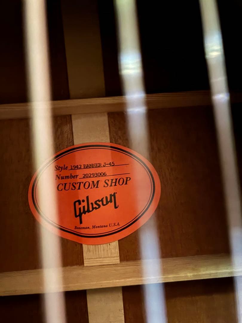 Gibson Custom Shop1942Banner Jー45