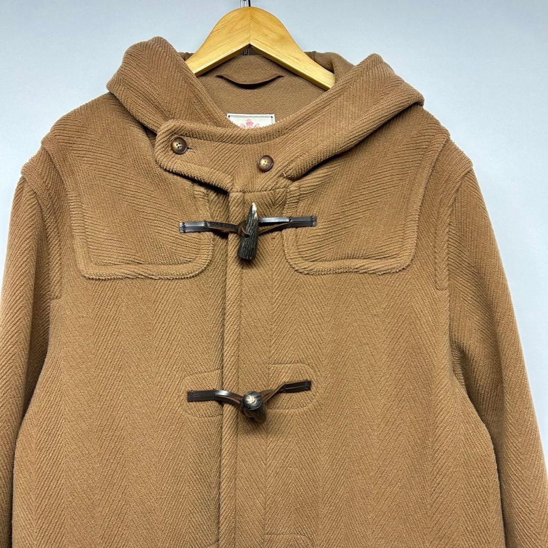 メンズ OLD ENGLAND ヘリンボーン ダッフルコート
