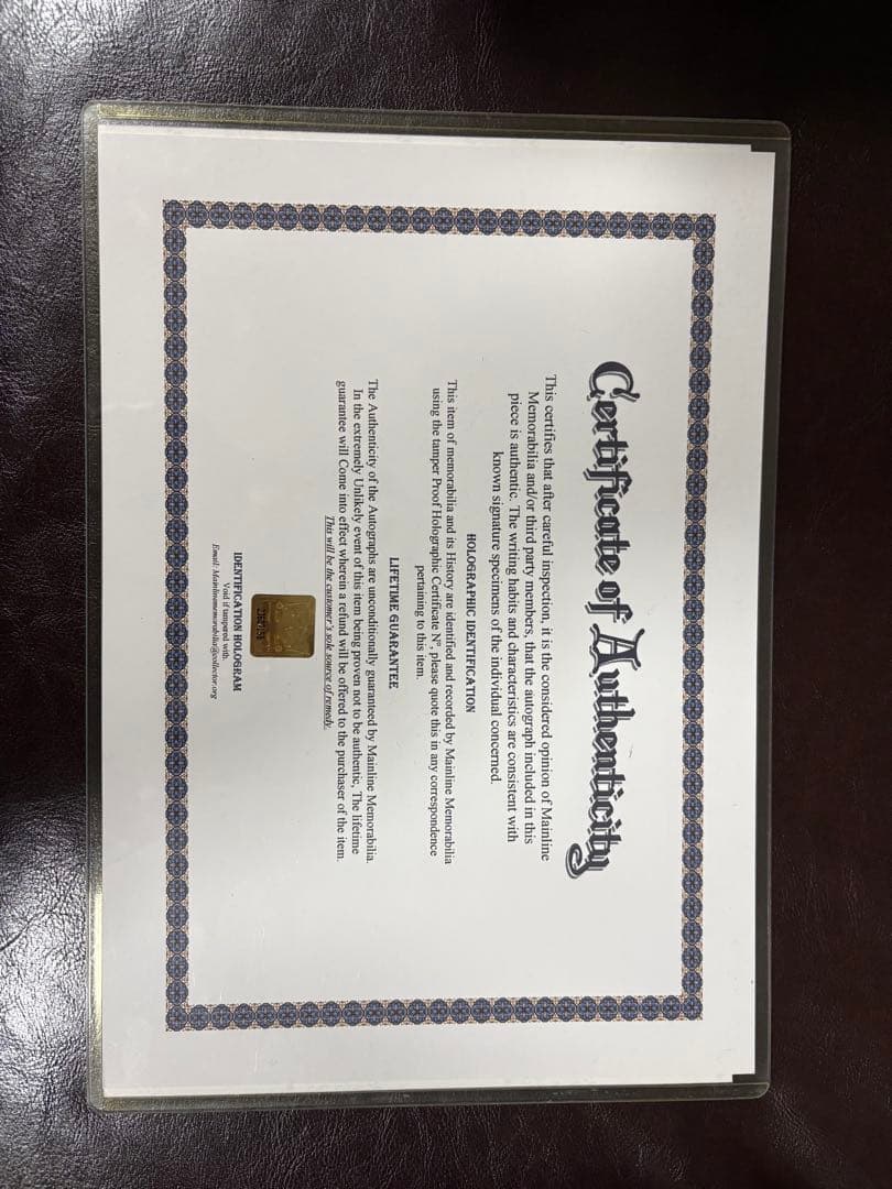 フェルナンド・トーレス直筆サイン入りフォト COA付