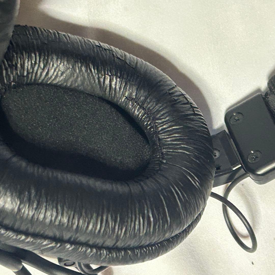 SONY MDR-7506モニターヘッドホン【動作確認済/交換用イヤーパッド付】