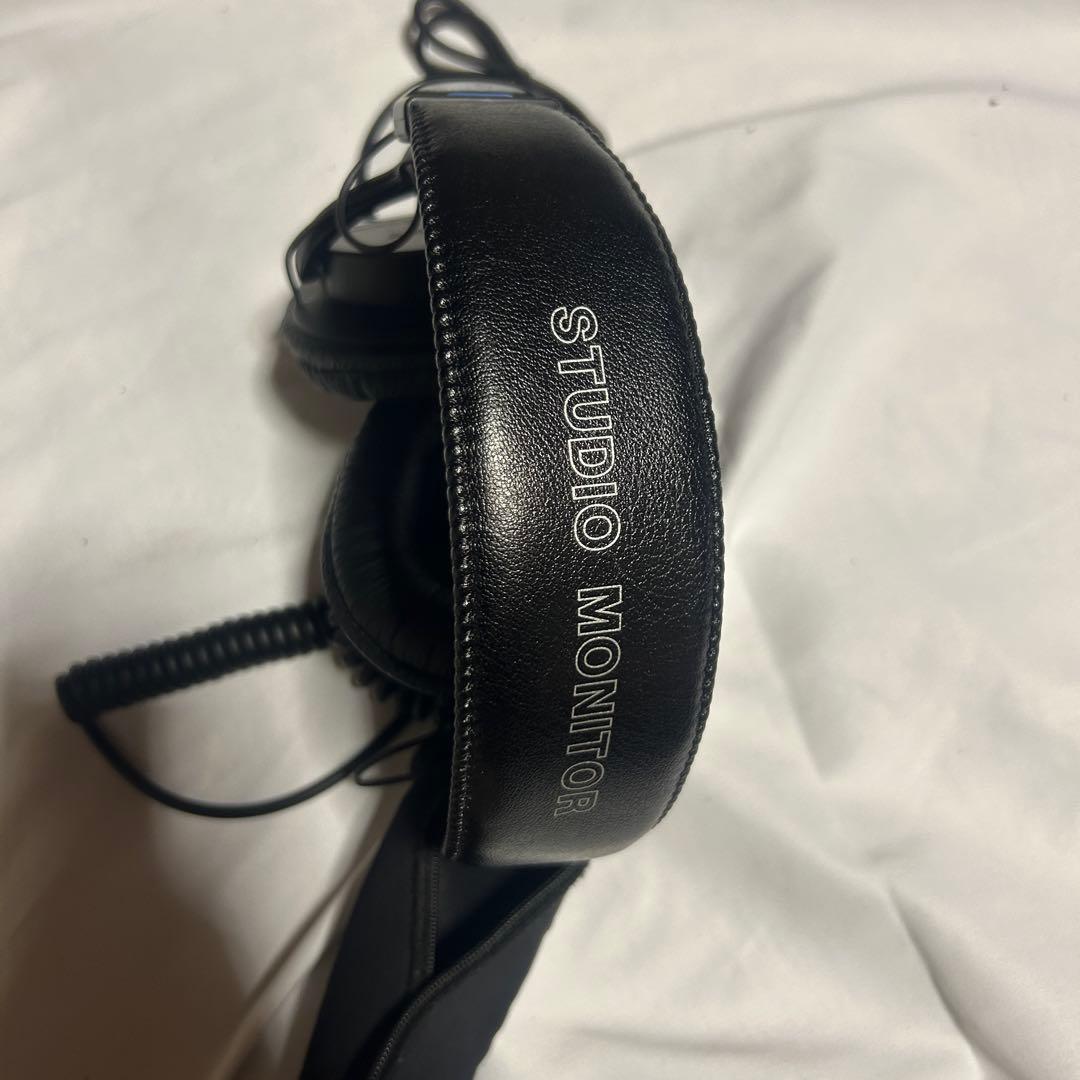 SONY MDR-7506モニターヘッドホン【動作確認済/交換用イヤーパッド付】