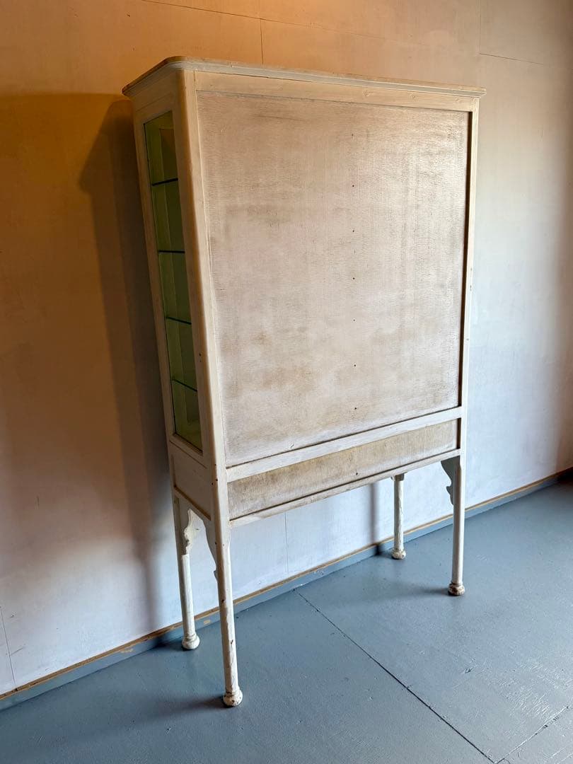 引取り限定 ケビント 医療棚 飾り棚 キャビネット 木製 ガラスショーケース