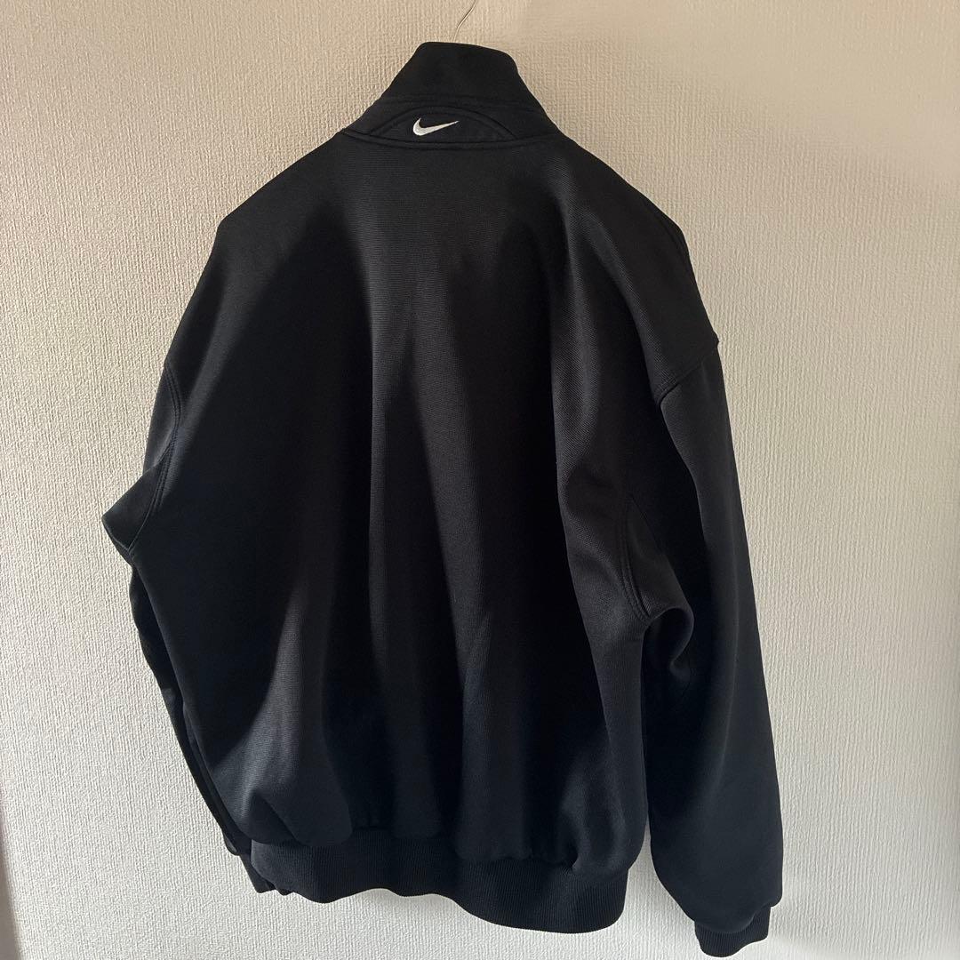 DeadStock90sNIKEオールドナイキ銀タグトラックジャケットジャージ黒