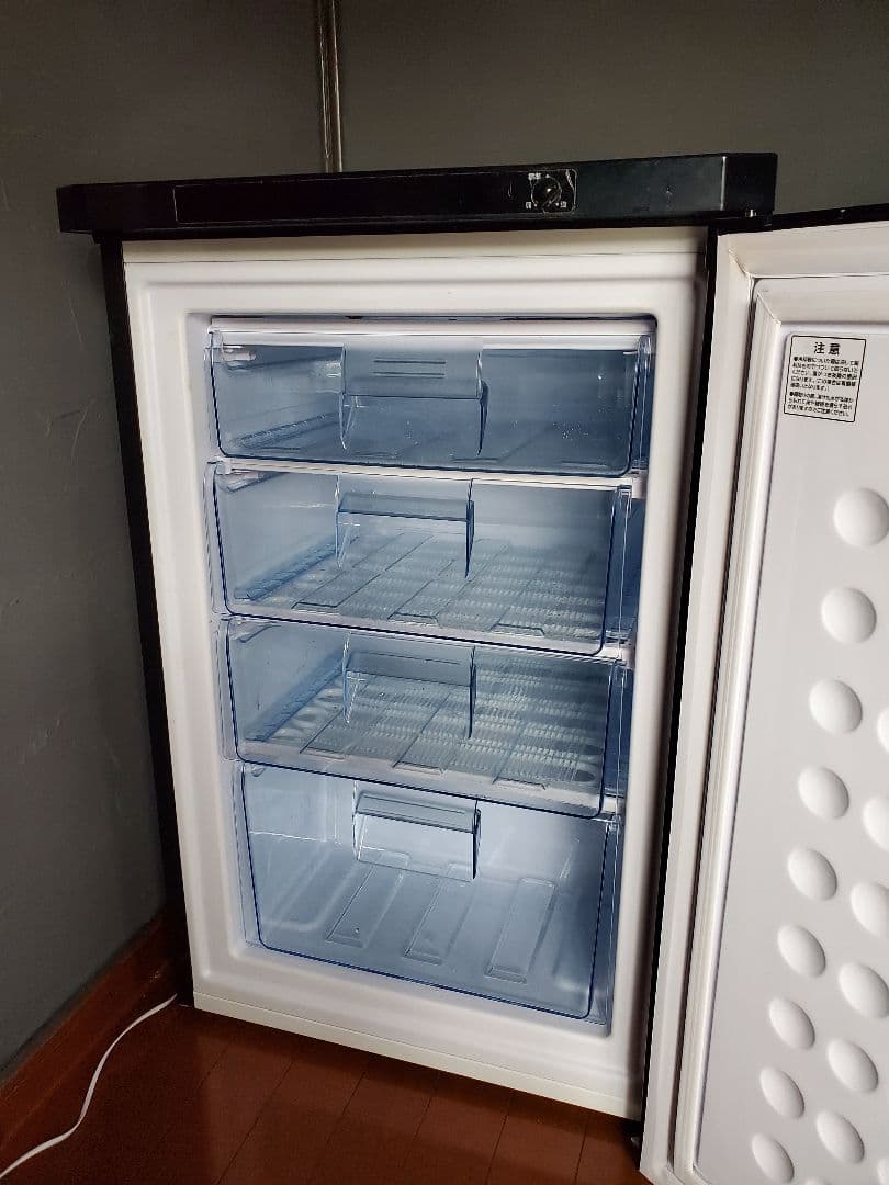 アイリスオーヤマ 前開き冷凍庫 85L 引き出し フリーザー