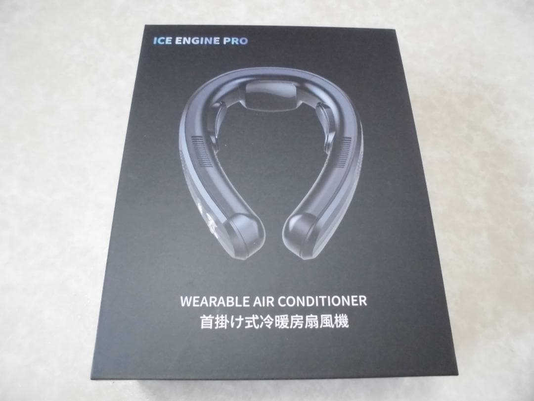 未使用　ネックファン　暖冷両用 10000mAh　日本語取説　RUSEPIN