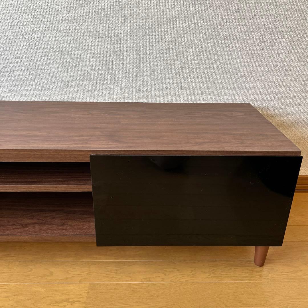 ニトリ/ローボード/シンプルモダン/テレビ台/ダークブラウン