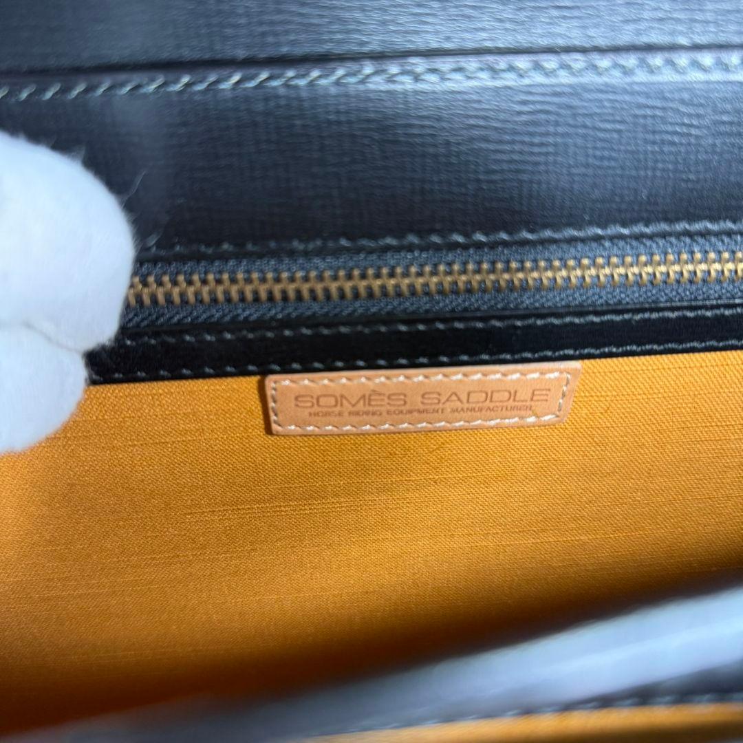 SOMES SADDLE ソメス サドル エグゼクティブ ダレスバッグ ブラック