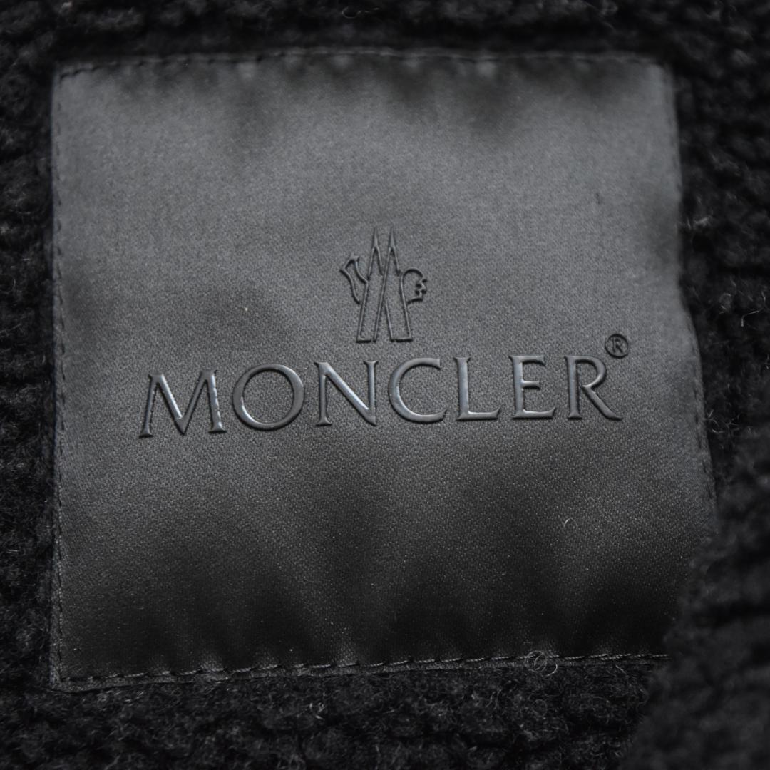 ・2020年・MONCLER・モンクレール・ボア・ダウンジャケット・ブラック・