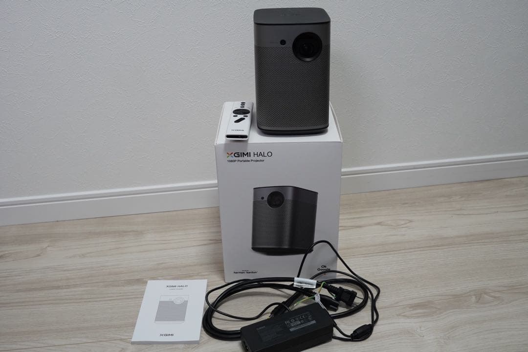 Gimi Halo プロジェクター 本体　ジャンク品　箱　取説付き