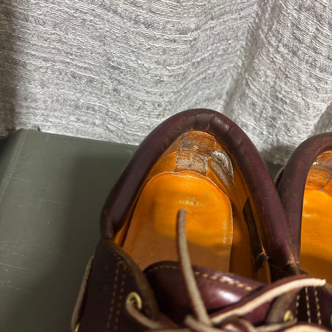 ティンバーランド モカシン　3eye バーガンディ